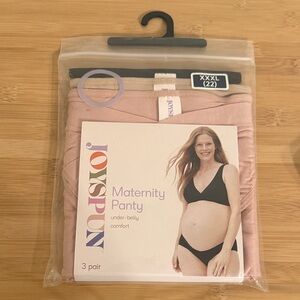 Joyspun Maternity Panty 3-Pack - Soft pink, tan & Black size XXXL